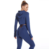 Women’s Three-Piece Hooded Fitness Set — image 5