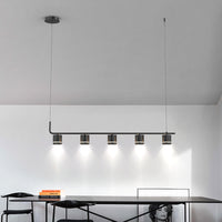 Modern Black Dining Room Chandelier — image 4