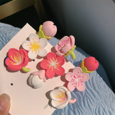 Manual Resin Flower Hair Clip