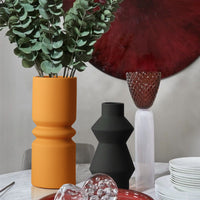 Morandi Glazed Geometric Vase — image 4