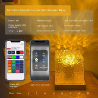 Rotating Water Ripple LED Table Lamp — image 6