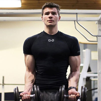 Men’s Quick-Dry Short Sleeve Gym Shirt