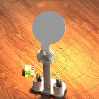 USB Rechargeable LED Desk Clock Lamp — image 4