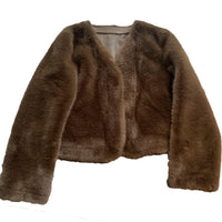 Short Faux Fur Jacket — image 5