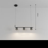 Modern Black Dining Room Chandelier — image 6
