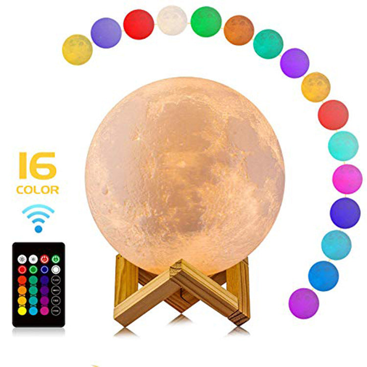 3D Moon Night Table Lamp — image 2