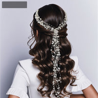 Vintage Pearl Bridal Hair Band — image 5