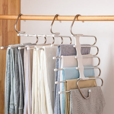 5-in-1 Stainless Steel Pants Hanger
