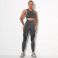 Quick-Dry Sports Bra and Pants Set — image 4