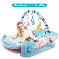 Baby Piano Play Mat with Toy Rack — image 2
