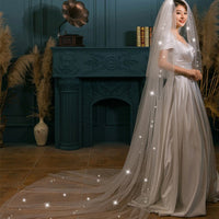 Minimalist White Bridal Veil — image 2
