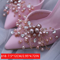 Rhinestone Wedding Shoe Buckle Set — image 7
