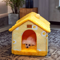 Foldable Warm Pet House Bed — image 4