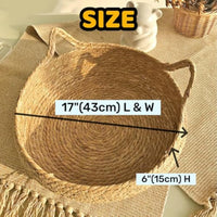 Woven Cat Bed with Soft Cushion — image 2