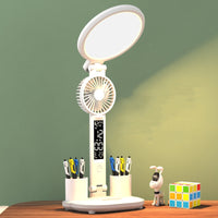 USB Rechargeable LED Desk Clock Lamp — image 2