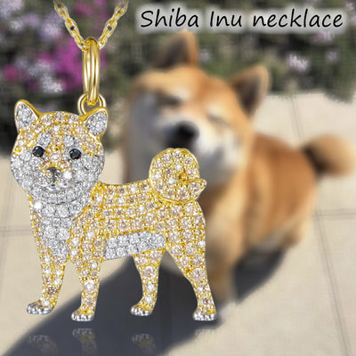 Shiba Inu Pendant Necklace