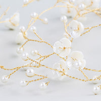 Handmade Pearl Bridal Hair Braid — image 3