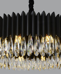 Black Crystal Chandelier — image 5