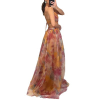 Mesh Print Slip Dress — image 5