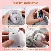 Breathing Sensory Plush Bunny Toy — image 6
