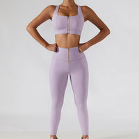 Ribbed One-Shoulder Yoga Set — image 3