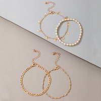 Four-Piece Star Tassel Anklet Set — image 7