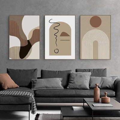 Frameless Cartoon Canvas Wall Art