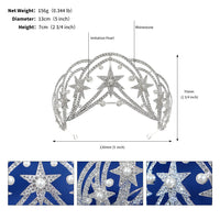 Silver Light Luxury Bridal Headdress — image 6