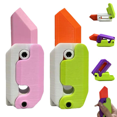 3D Printed Carrot Fidget Toy