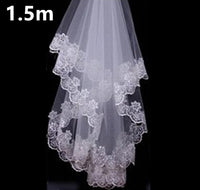 White Lace Bridal Veil — image 7