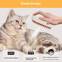USB Rechargeable Pet Steam Grooming Brush — image 5