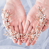 Leaf Alloy Bridal Hairband — image 2