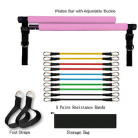 Portable Pilates Bar Resistance Band Set — image 6