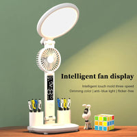 USB Rechargeable LED Desk Clock Lamp