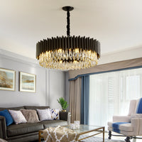 Black Crystal Chandelier