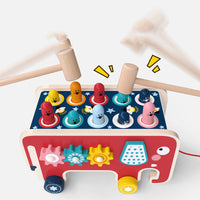 Wooden Montessori Pounding Bench Toy — image 5