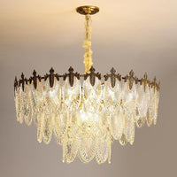 Layered Glass Living Room Chandelier — image 3