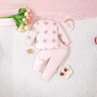 Infant Three-Piece Printed Outfit Set — image 3