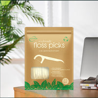 Degradable Mint Dental Floss Picks — image 3