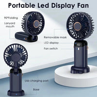 Rechargeable 5-Speed Handheld Fan — image 5