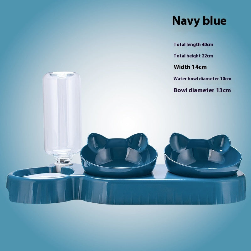 Triple-Bowl Pet Feeding and Water Bowl — image 3