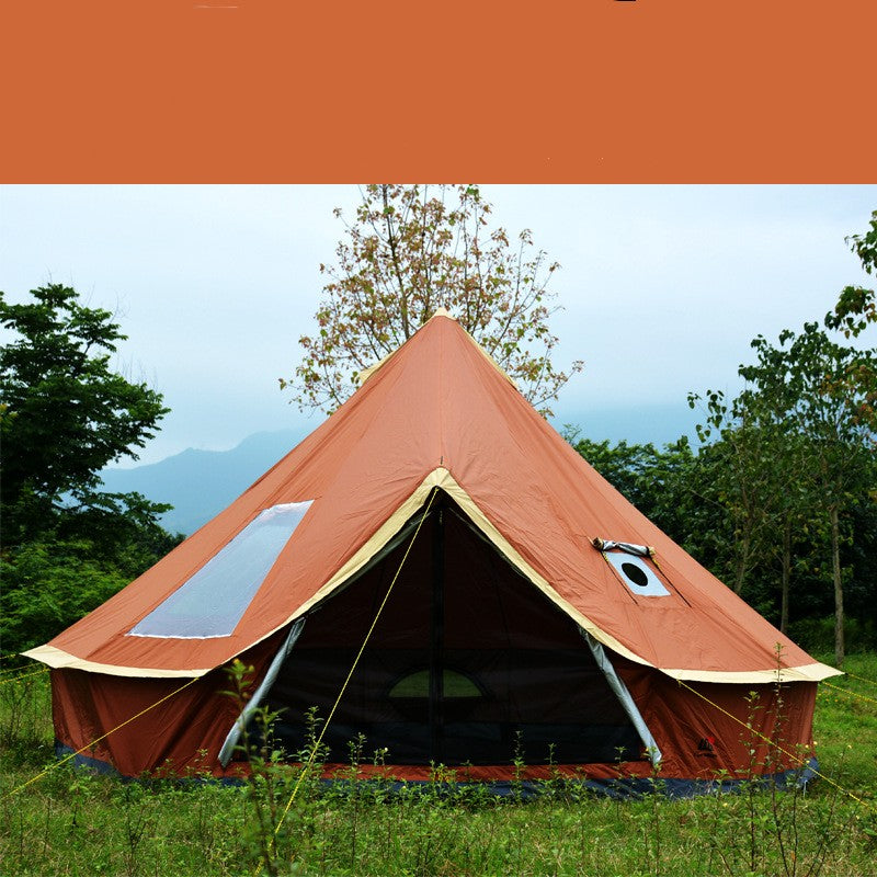 Waterproof Pyramid Yurt Camping Tent — image 3